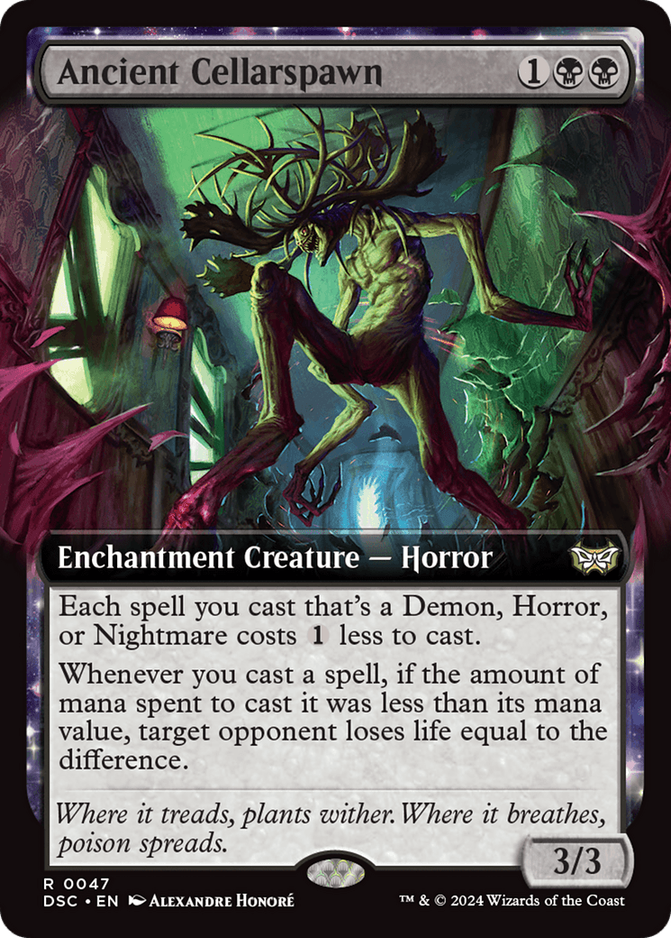 Ancient Cellarspawn (Extended Art) [Duskmourn: House of Horror Commander] MTG Single Magic: The Gathering  | Multizone: Comics And Games