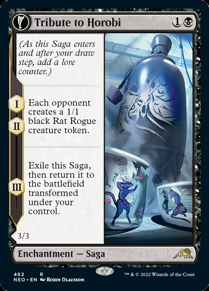 Tribute to Horobi // Echo of Death's Wail (Extended Art) [Kamigawa: Neon Dynasty] MTG Single Magic: The Gathering  | Multizone: Comics And Games