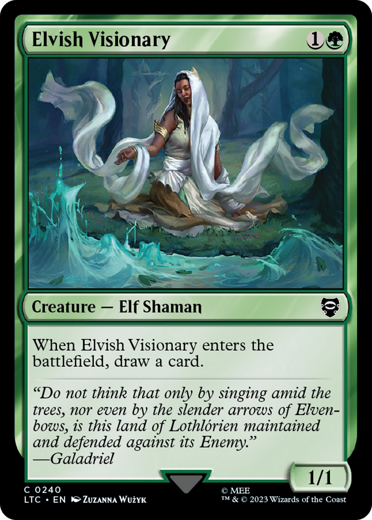 Elvish Visionary [The Lord of the Rings: Tales of Middle-Earth Commander] | Multizone: Comics And Games