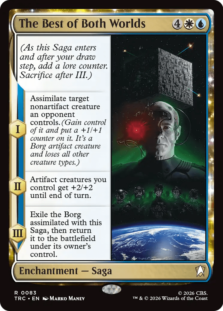 The Best of Both Worlds [Star Trek Commander] MTG Single Magic: The Gathering  | Multizone: Comics And Games