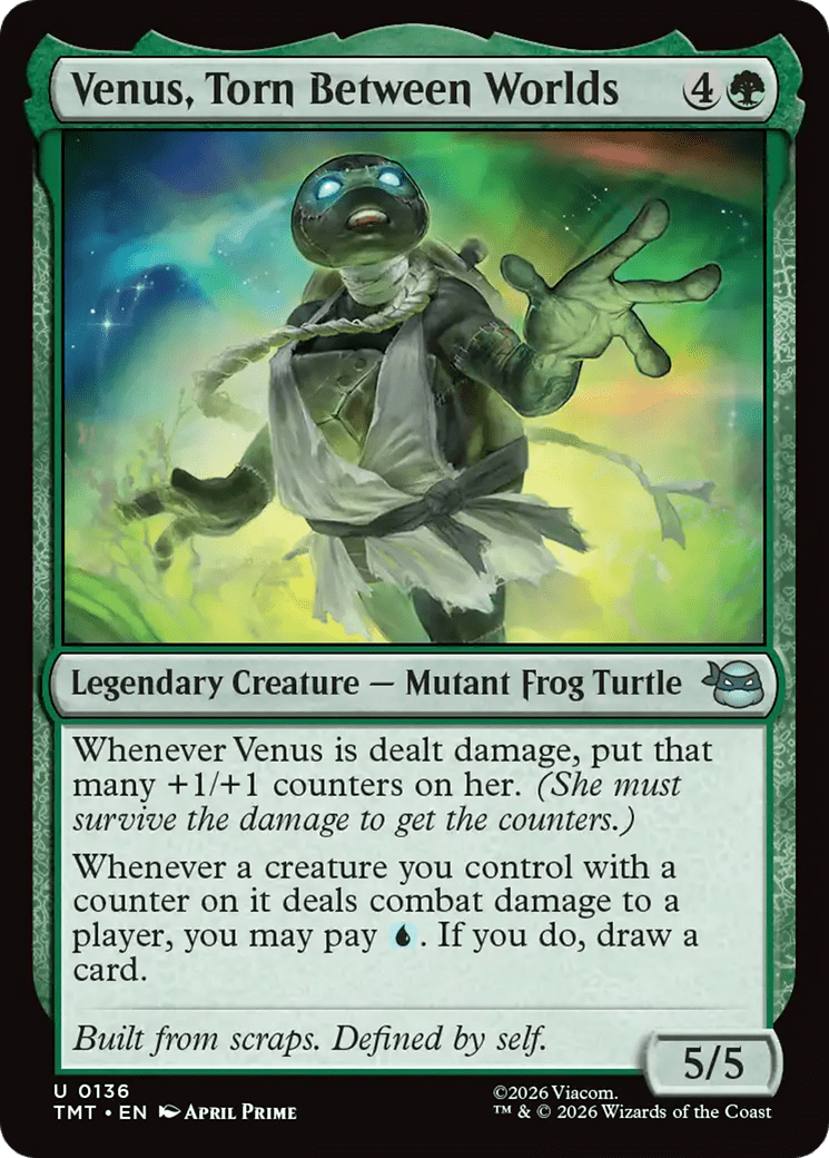 Venus, Torn Between Worlds [Teenage Mutant Ninja Turtles] MTG Single Magic: The Gathering  | Multizone: Comics And Games