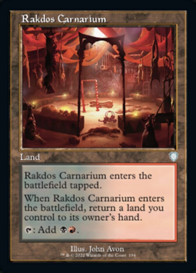 Rakdos Carnarium (Retro) [The Brothers' War Commander] MTG Single Magic: The Gathering  | Multizone: Comics And Games