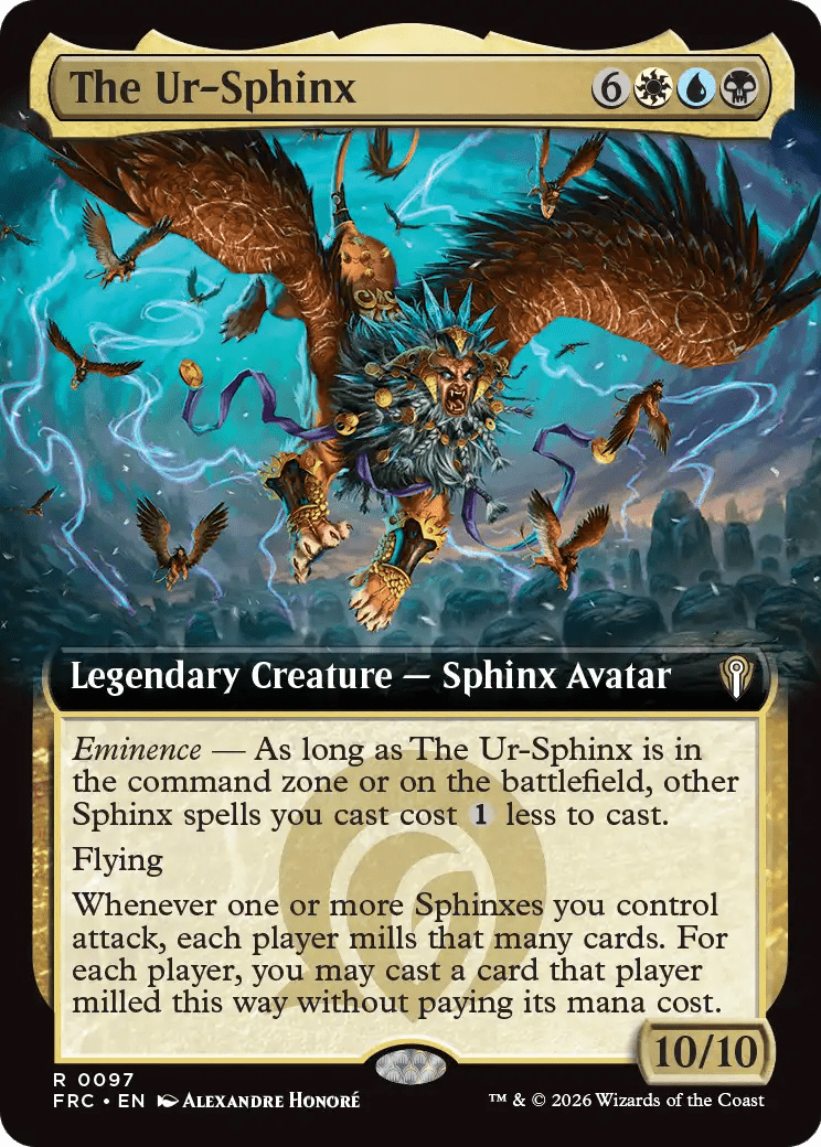 The Ur-Sphinx (Extended Art) [Reality Fracture Commander] MTG Single Magic: The Gathering  | Multizone: Comics And Games