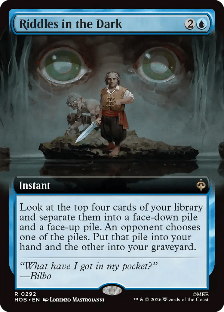 Riddles in the Dark (Extended Art) [The Hobbit] MTG Single Magic: The Gathering  | Multizone: Comics And Games