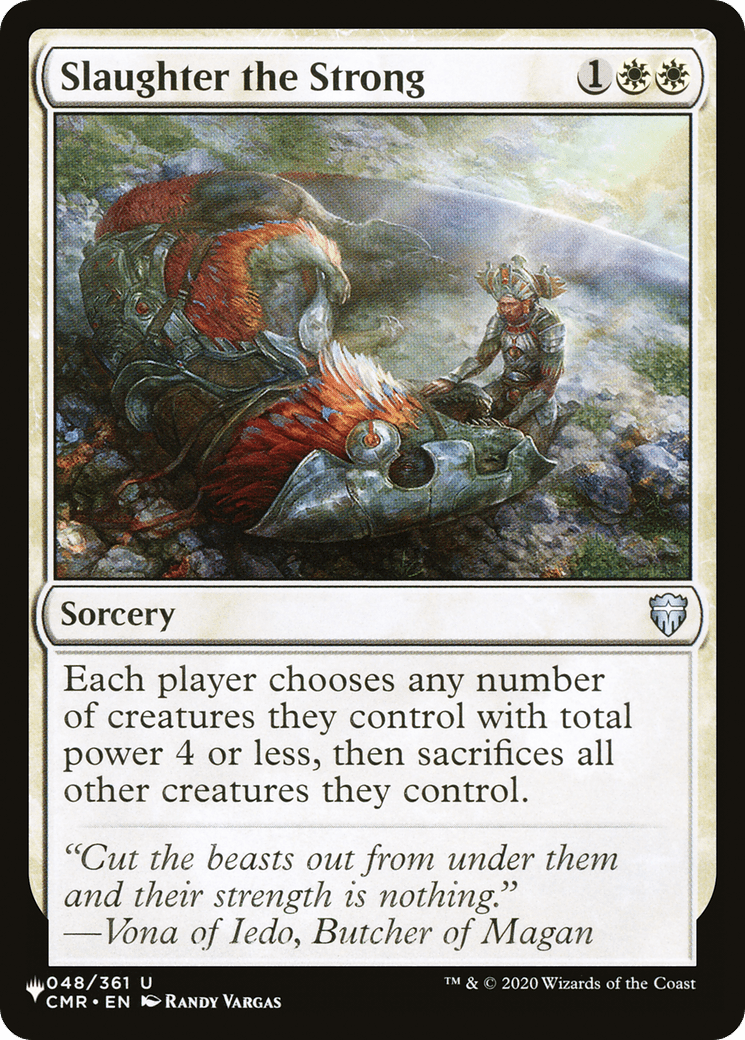 Slaughter the Strong [The List] MTG Single Magic: The Gathering  | Multizone: Comics And Games