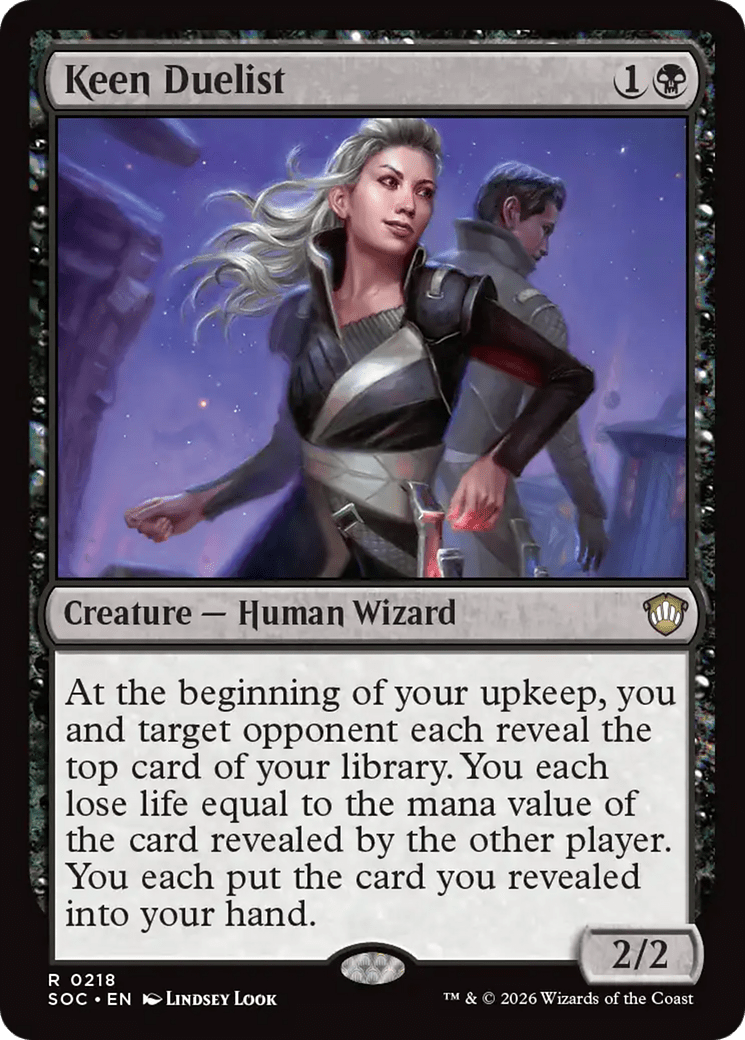 Keen Duelist [Secrets of Strixhaven Commander] MTG Single Magic: The Gathering  | Multizone: Comics And Games