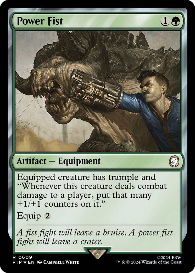 Power Fist (Surge Foil) [Fallout] MTG Single Magic: The Gathering  | Multizone: Comics And Games