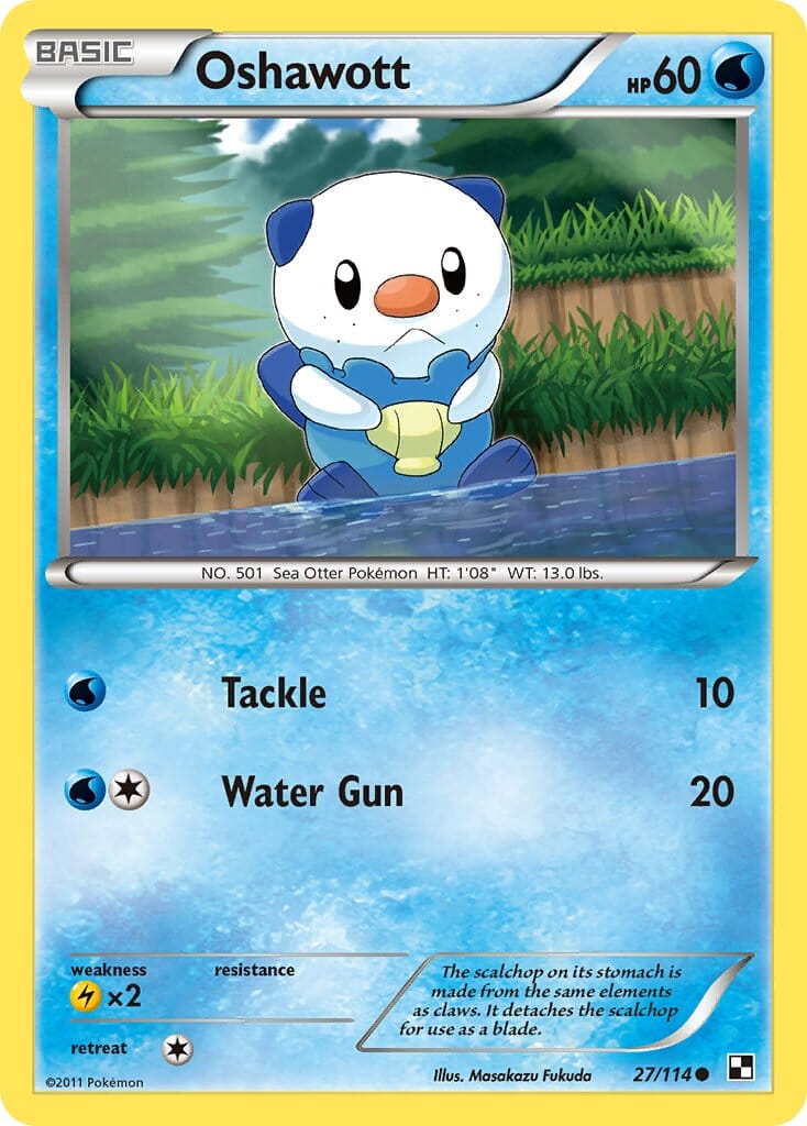 Oshawott (27/114) [Alternate Art Promos] Pokemon Single Pokémon  | Multizone: Comics And Games