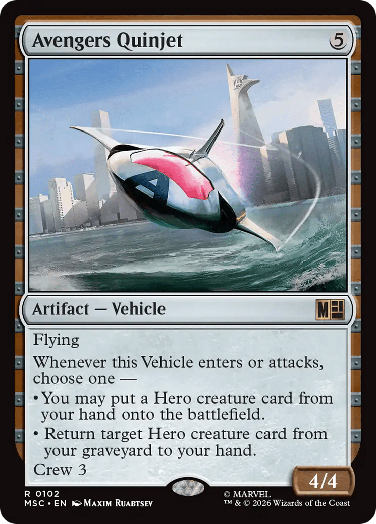 Avengers Quinjet [Marvel Super Heroes Commander] MTG Single Magic: The Gathering  | Multizone: Comics And Games