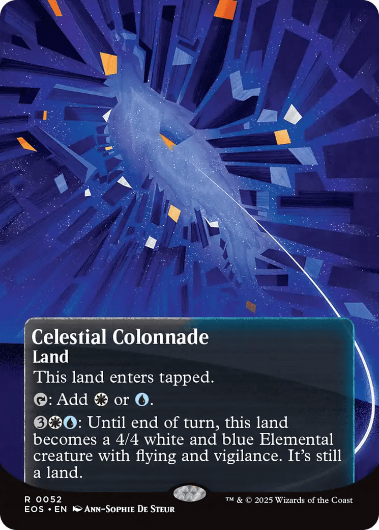 Celestial Colonnade (0052) (Borderless) [Edge of Eternities: Stellar Sights] MTG Single Magic: The Gathering  | Multizone: Comics And Games