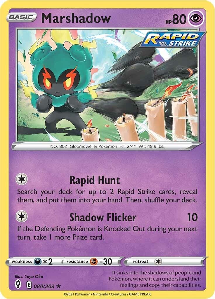 Marshadow (080/203) [Sword & Shield: Evolving Skies] Pokemon Single Pokémon  | Multizone: Comics And Games