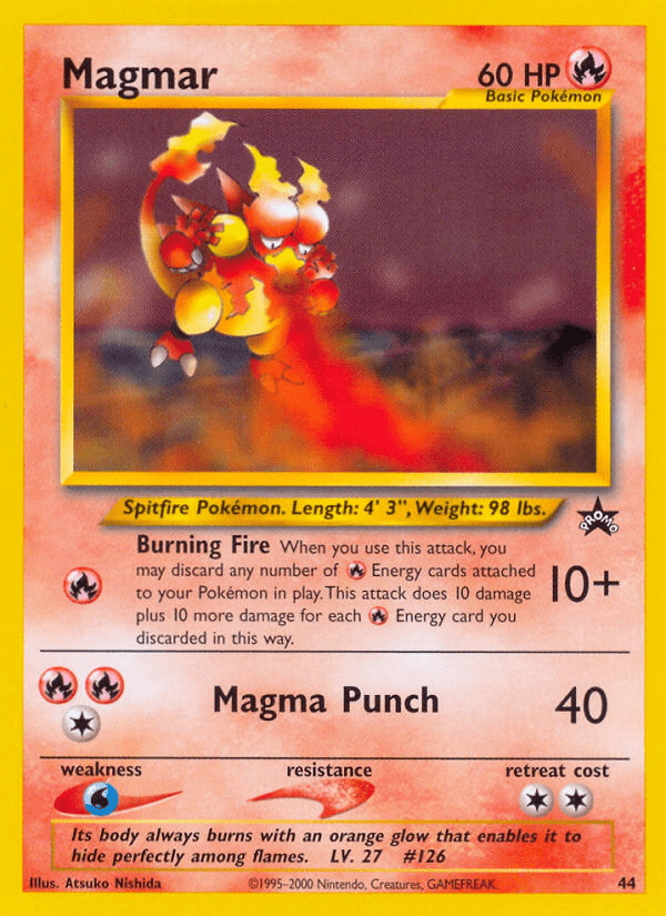 Magmar (44) [Wizards of the Coast: Black Star Promos] Pokemon Single Pokémon  | Multizone: Comics And Games