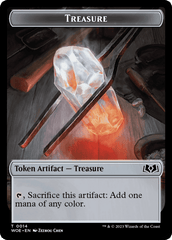 Treasure // Food (0013) Double-Sided Token [Wilds of Eldraine Tokens] MTG Single Magic: The Gathering  | Multizone: Comics And Games