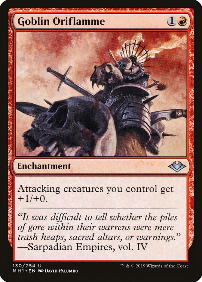 Goblin Oriflamme [Modern Horizons] MTG Single Magic: The Gathering  | Multizone: Comics And Games