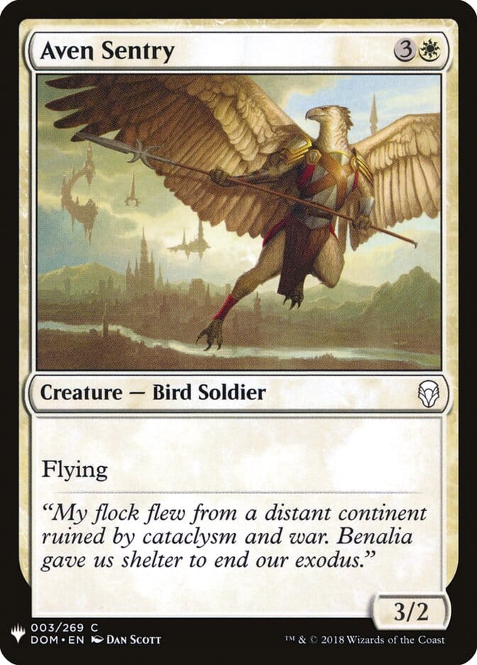 Aven Sentry [Mystery Booster] MTG Single Magic: The Gathering  | Multizone: Comics And Games