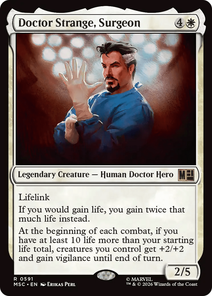 Doctor Strange, Surgeon [Marvel Super Heroes Commander] MTG Single Magic: The Gathering  | Multizone: Comics And Games