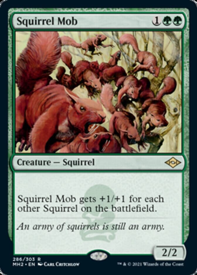 Squirrel Mob (Foil Etched) [Modern Horizons 2] MTG Single Magic: The Gathering  | Multizone: Comics And Games