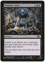 Diabolic Tutor (Oversized) [Eighth Edition Box Topper] MTG Single Magic: The Gathering  | Multizone: Comics And Games