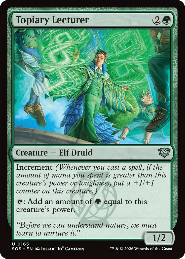 Topiary Lecturer [Secrets of Strixhaven] MTG Single Magic: The Gathering  | Multizone: Comics And Games