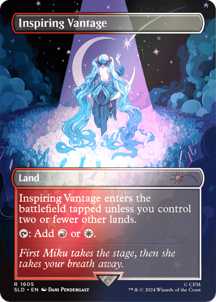 Inspiring Vantage (1605) (Rainbow Foil) [Secret Lair Drop Series] MTG Single Magic: The Gathering  | Multizone: Comics And Games