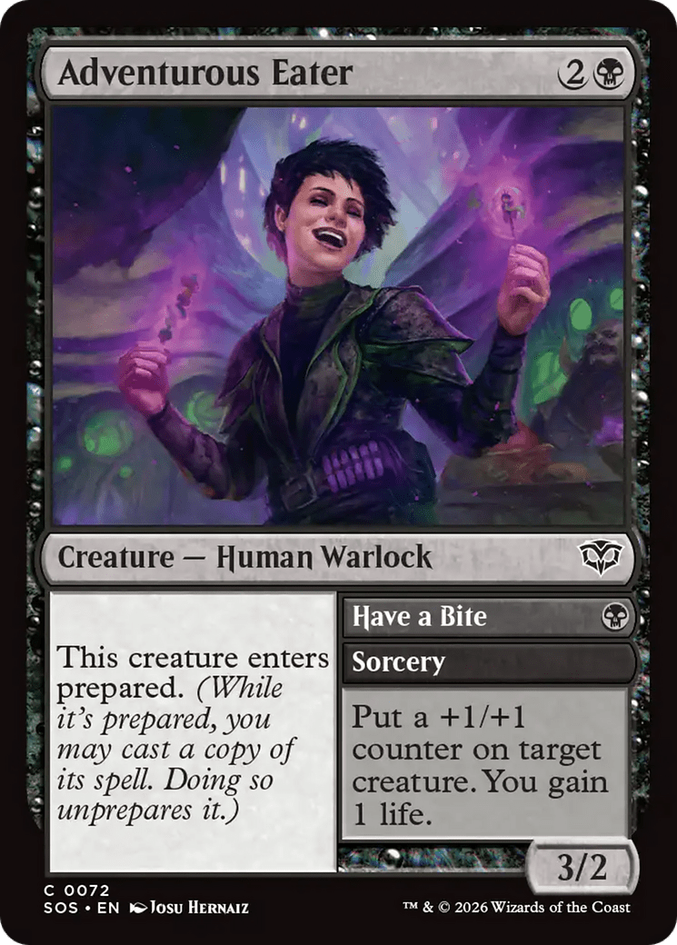 Adventurous Eater [Secrets of Strixhaven] MTG Single Magic: The Gathering  | Multizone: Comics And Games