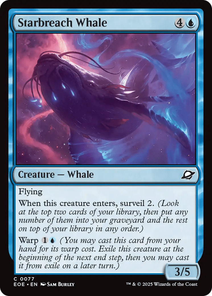 Starbreach Whale [Edge of Eternities] MTG Single Magic: The Gathering  | Multizone: Comics And Games