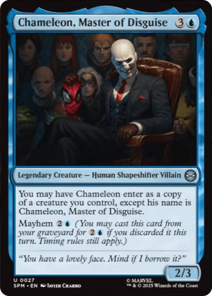 Chameleon, Master of Disguise [Marvel's Spider-Man] MTG Single Magic: The Gathering  | Multizone: Comics And Games