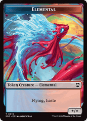 Elemental (0019) // Copy Double-Sided Token [Secrets of Strixhaven Commander Tokens] MTG Single Magic: The Gathering  | Multizone: Comics And Games