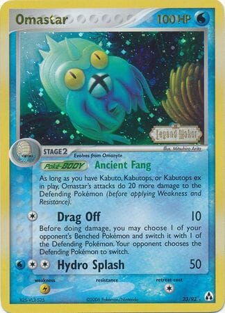 Omastar (23/92) (Stamped) [EX: Legend Maker] Pokemon Single Pokémon  | Multizone: Comics And Games