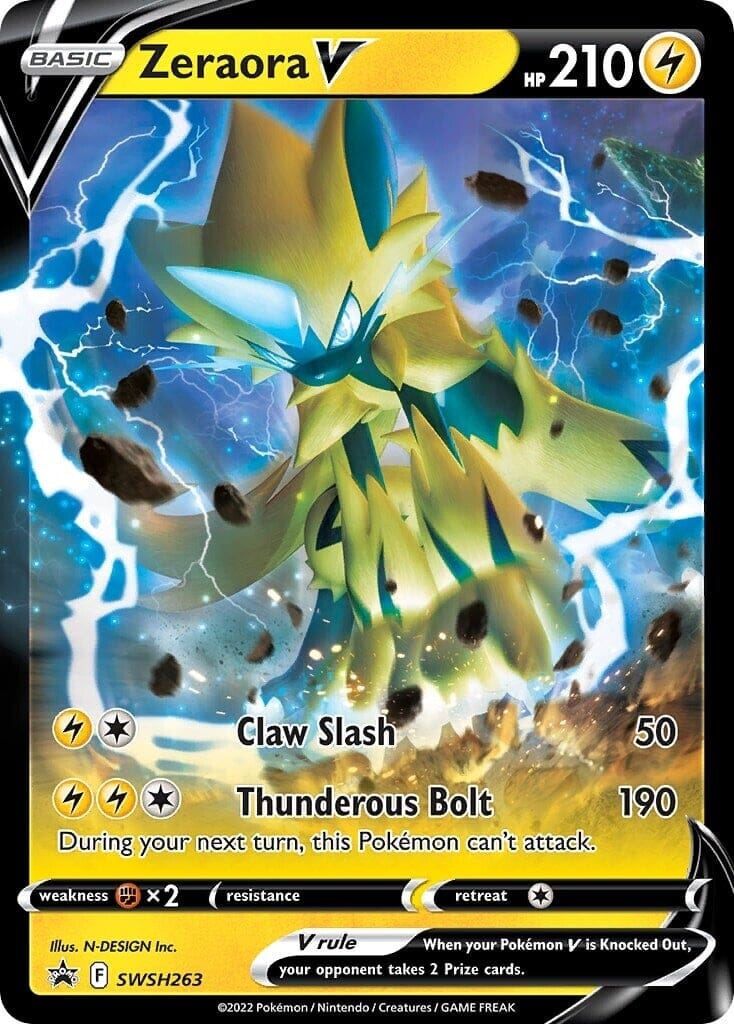 Zeraora V (SWSH263) [Sword & Shield: Black Star Promos] Pokemon Single Pokémon  | Multizone: Comics And Games