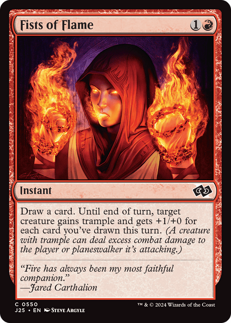 Fists of Flame [Foundations Jumpstart] MTG Single Magic: The Gathering  | Multizone: Comics And Games