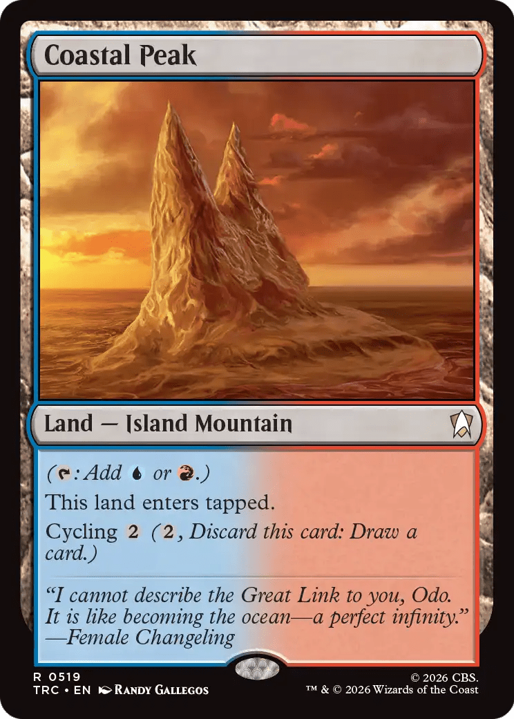 Coastal Peak [Star Trek Commander] MTG Single Magic: The Gathering  | Multizone: Comics And Games
