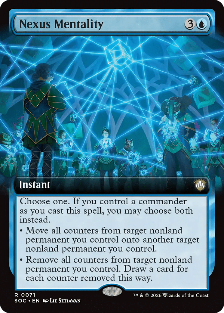 Nexus Mentality (Extended Art) [Secrets of Strixhaven Commander] MTG Single Magic: The Gathering  | Multizone: Comics And Games