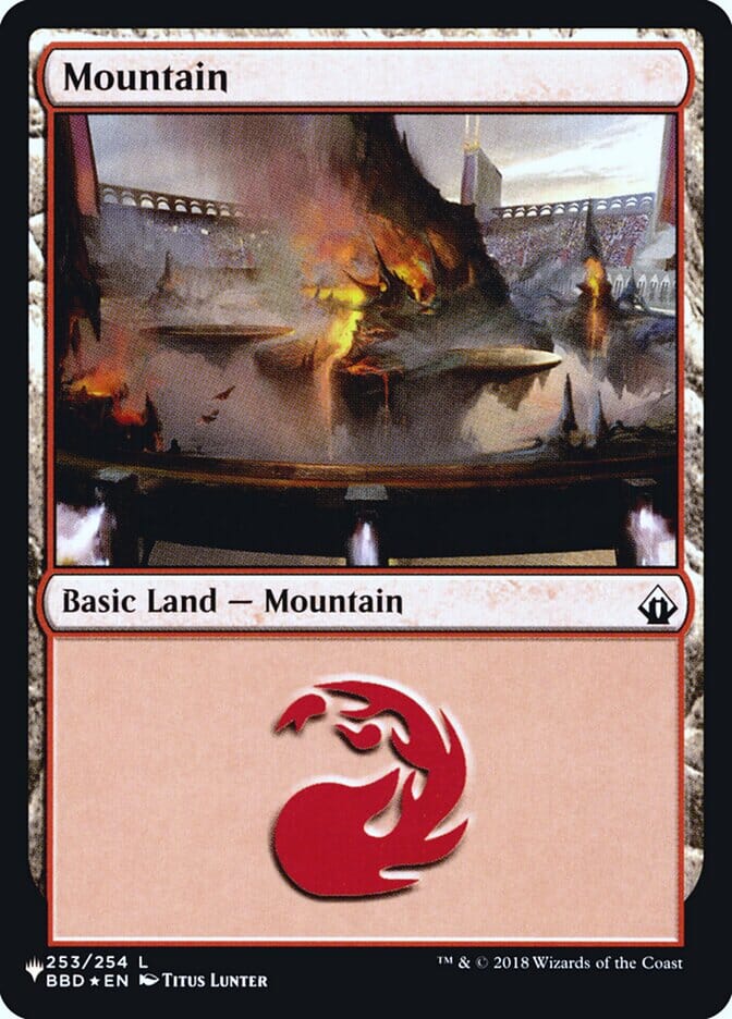 Mountain [Secret Lair: Heads I Win, Tails You Lose] MTG Single Magic: The Gathering  | Multizone: Comics And Games