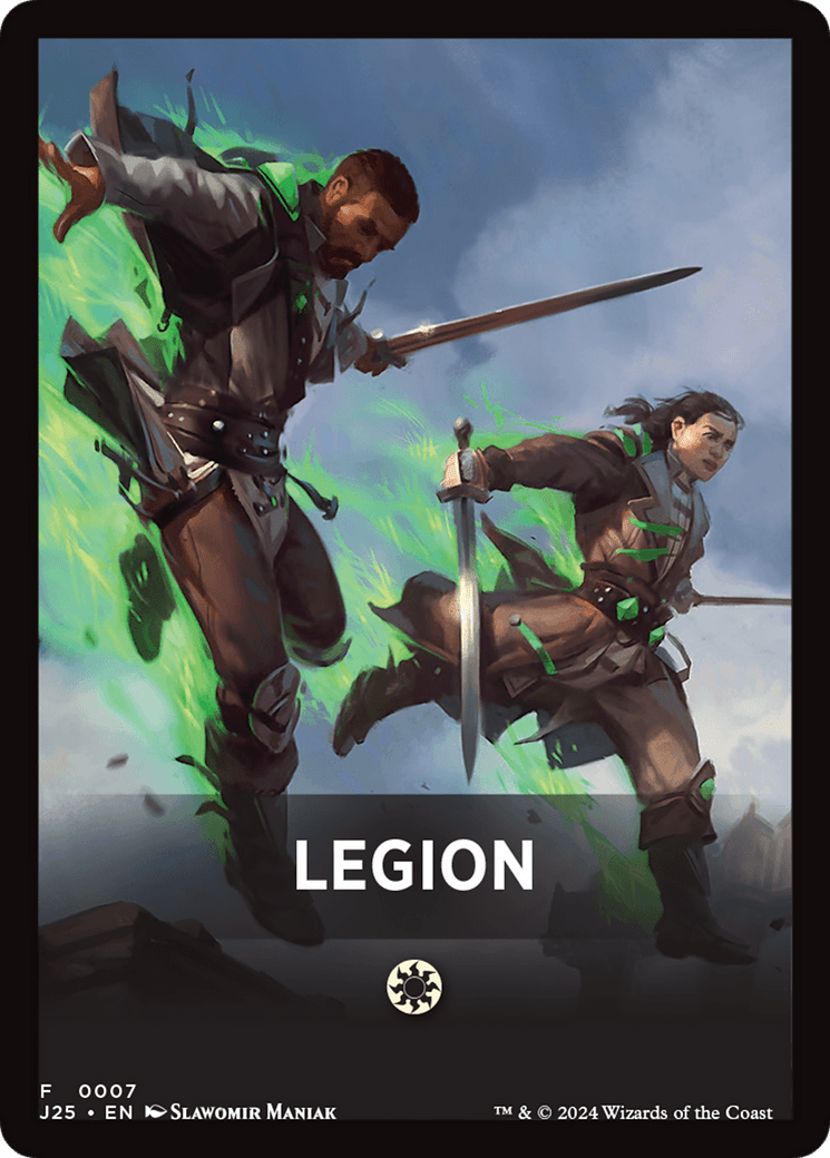 Legion Theme Card [Foundations Jumpstart Front Cards] MTG Single Magic: The Gathering  | Multizone: Comics And Games