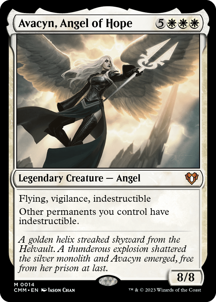 Avacyn, Angel of Hope [Commander Masters] MTG Single Magic: The Gathering  | Multizone: Comics And Games