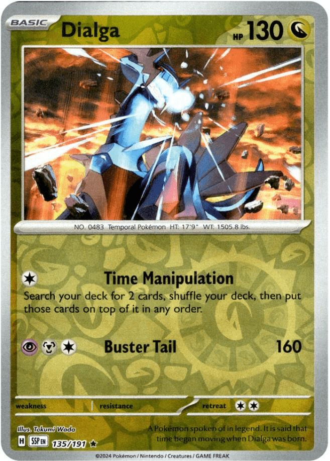 Dialga (135/191) [Scarlet & Violet: Surging Sparks] Pokemon Single Pokémon  | Multizone: Comics And Games