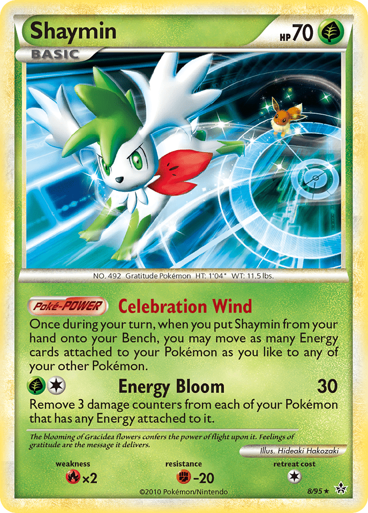 Shaymin (8/95) [HeartGold & SoulSilver: Unleashed] Pokemon Single Pokémon  | Multizone: Comics And Games