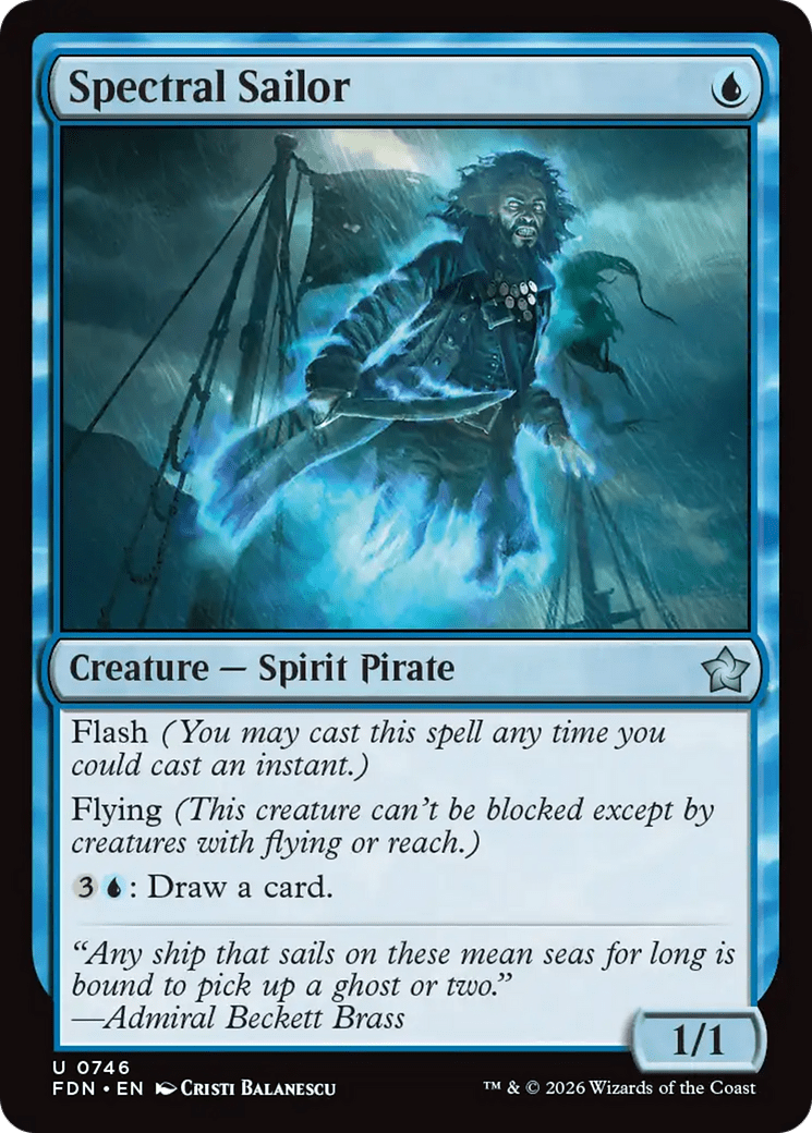 Spectral Sailor (0746) [Foundations] MTG Single Magic: The Gathering  | Multizone: Comics And Games