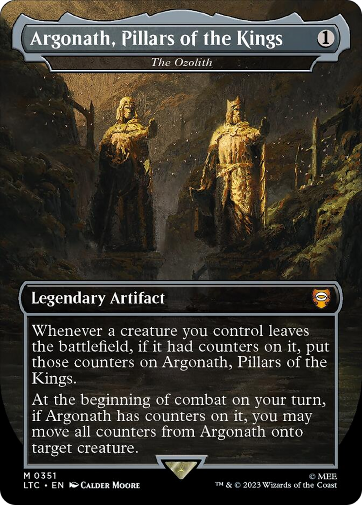 Argonath, Pillars of the Kings - The Ozolith (Surge Foil) [The Lord of the Rings: Tales of Middle-Earth Commander] | Multizone: Comics And Games