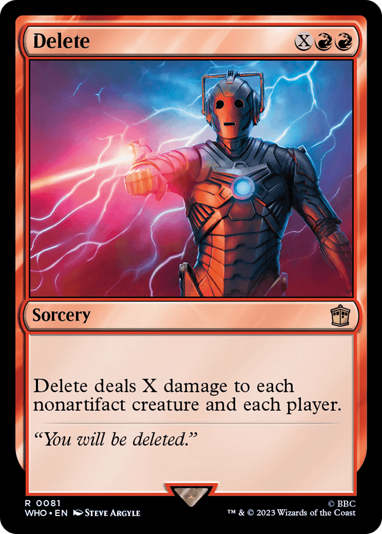 Delete [Doctor Who] MTG Single Magic: The Gathering  | Multizone: Comics And Games