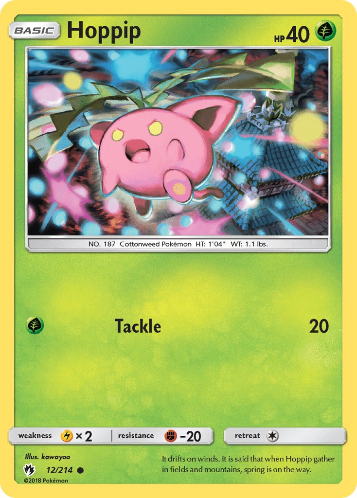 Hoppip (12/214) [Sun & Moon: Lost Thunder] Pokemon Single Pokémon  | Multizone: Comics And Games