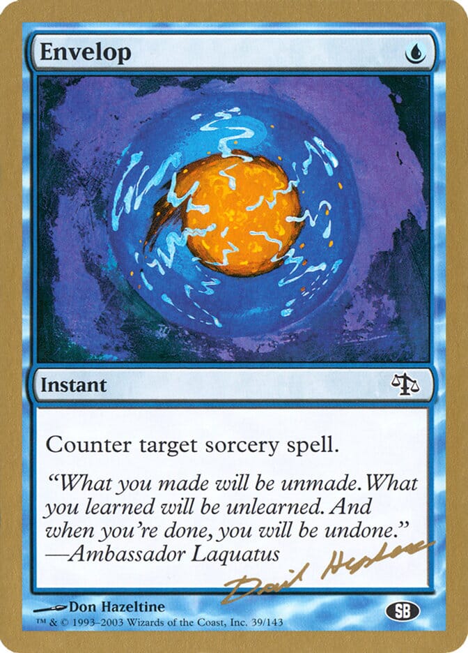 Envelop (Dave Humpherys) (SB) [World Championship Decks 2003] MTG Single Magic: The Gathering  | Multizone: Comics And Games