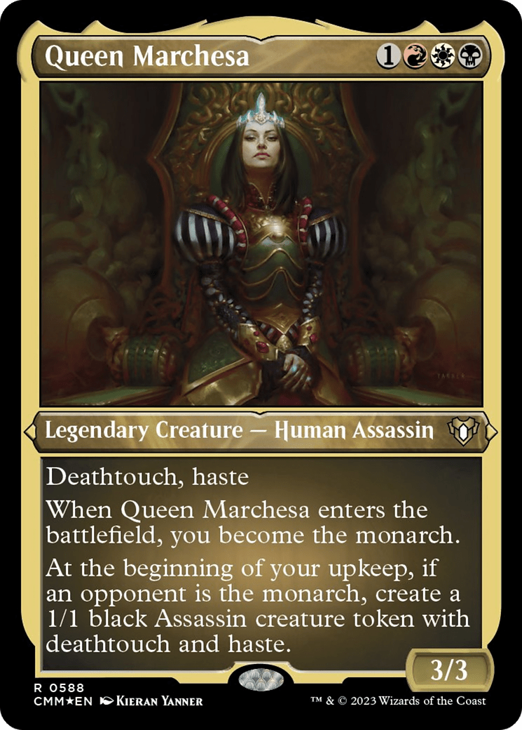 Queen Marchesa (Foil Etched) [Commander Masters] MTG Single Magic: The Gathering  | Multizone: Comics And Games