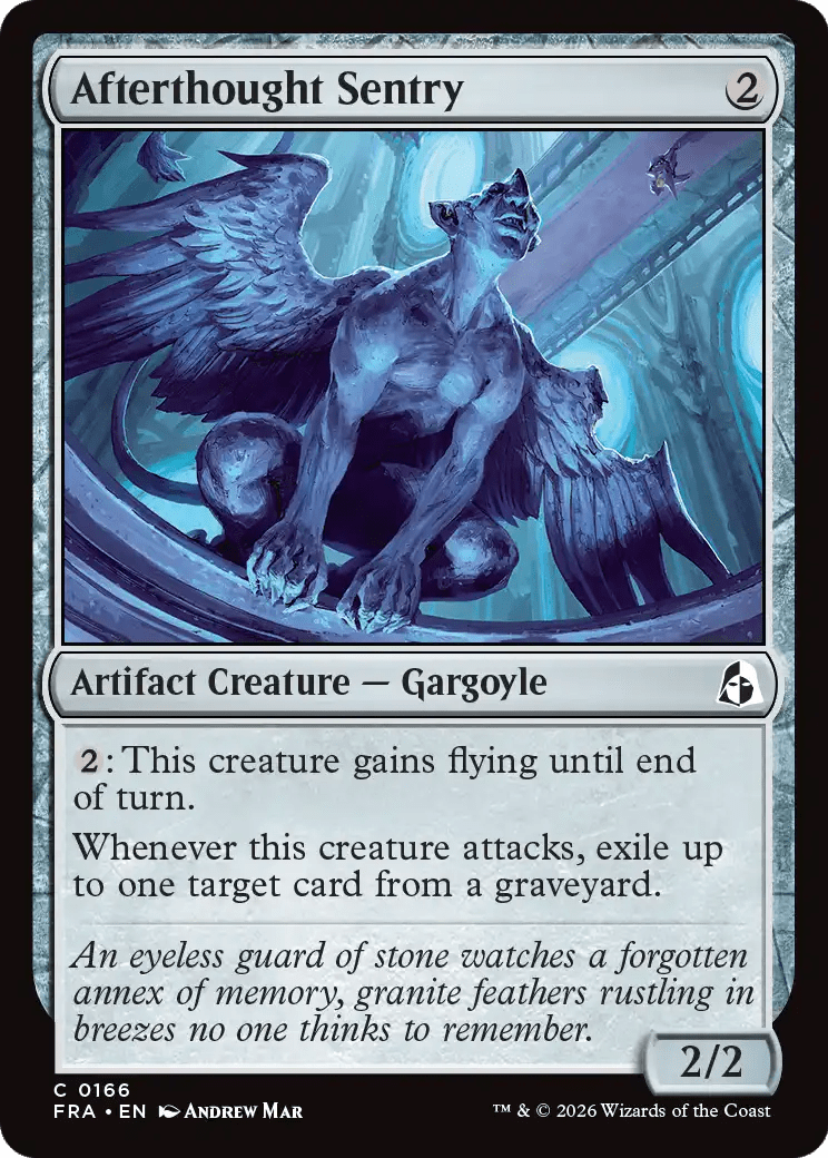 Afterthought Sentry [Reality Fracture] MTG Single Magic: The Gathering  | Multizone: Comics And Games