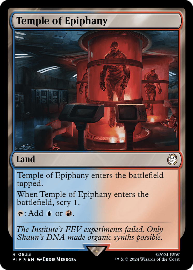 Temple of Epiphany (Surge Foil) [Fallout] MTG Single Magic: The Gathering  | Multizone: Comics And Games