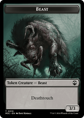 Beast (0010) // Shapeshifter (0008) Double-Sided Token [Modern Horizons 3 Commander Tokens] MTG Single Magic: The Gathering  | Multizone: Comics And Games