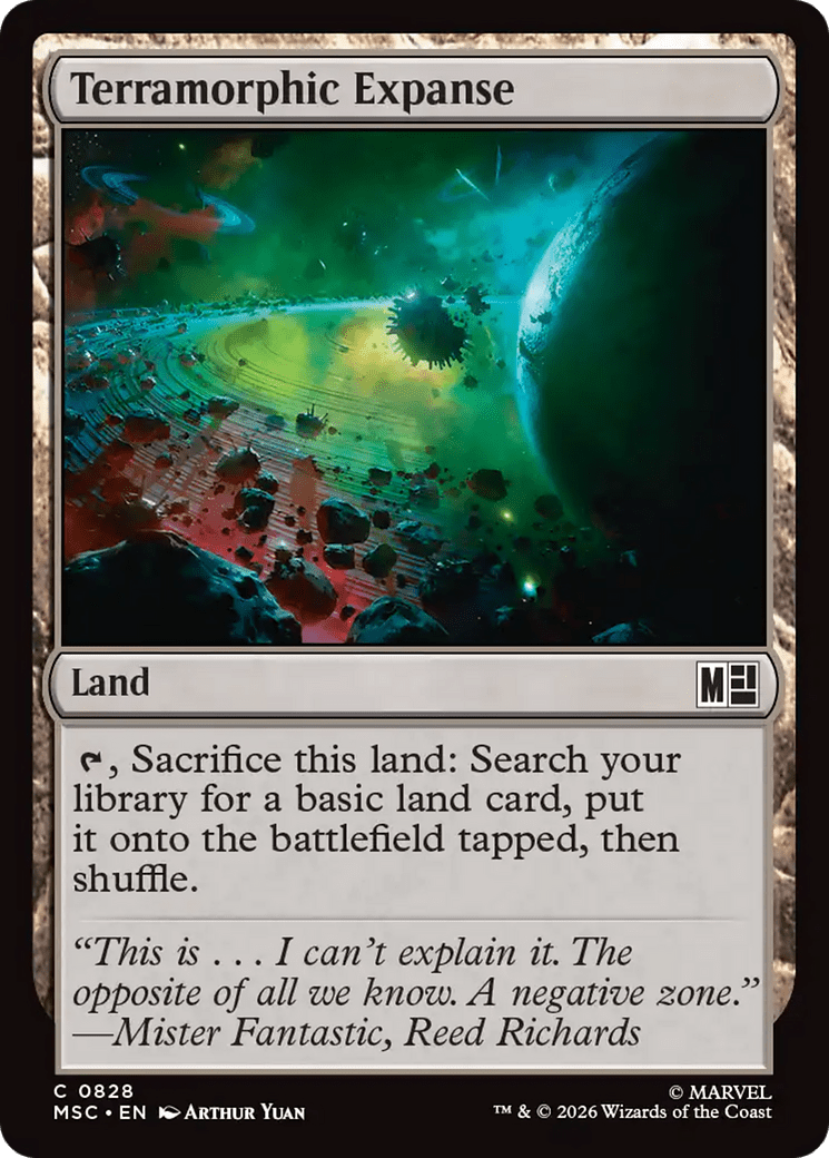 Terramorphic Expanse [Marvel Super Heroes Commander] MTG Single Magic: The Gathering  | Multizone: Comics And Games