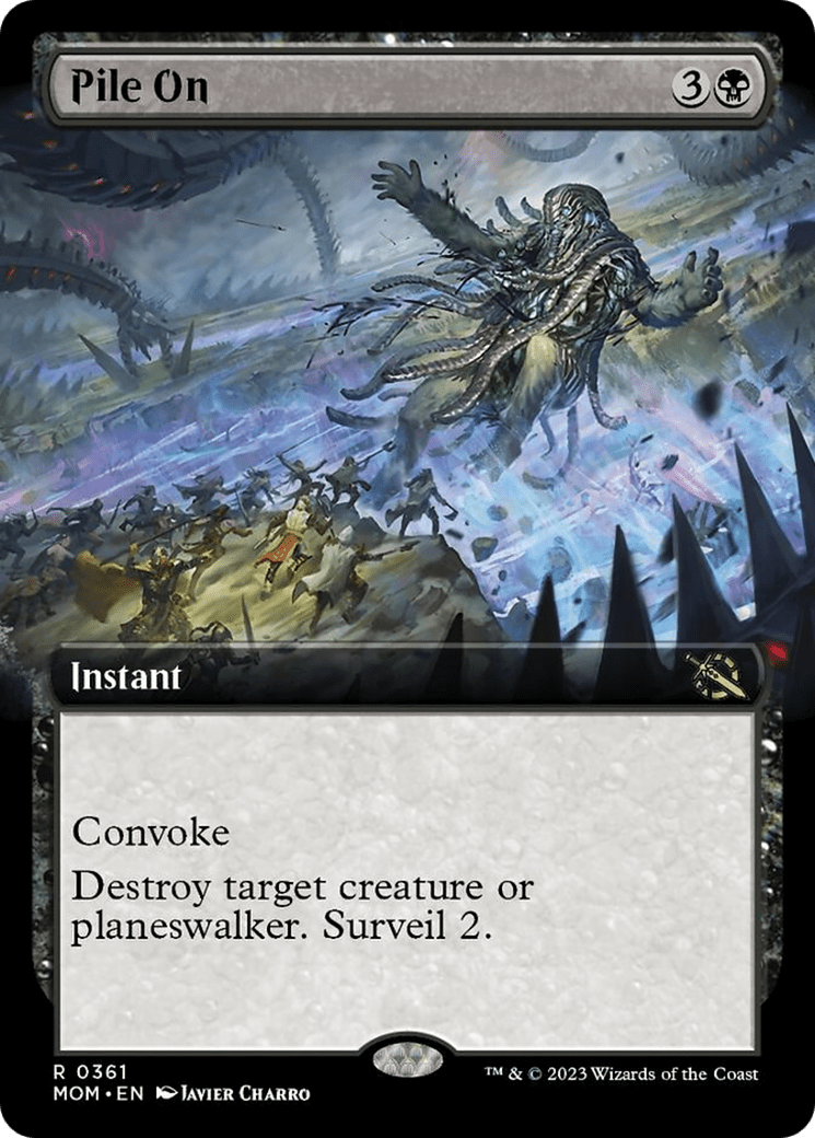 Pile On (Extended Art) [March of the Machine] MTG Single Magic: The Gathering  | Multizone: Comics And Games