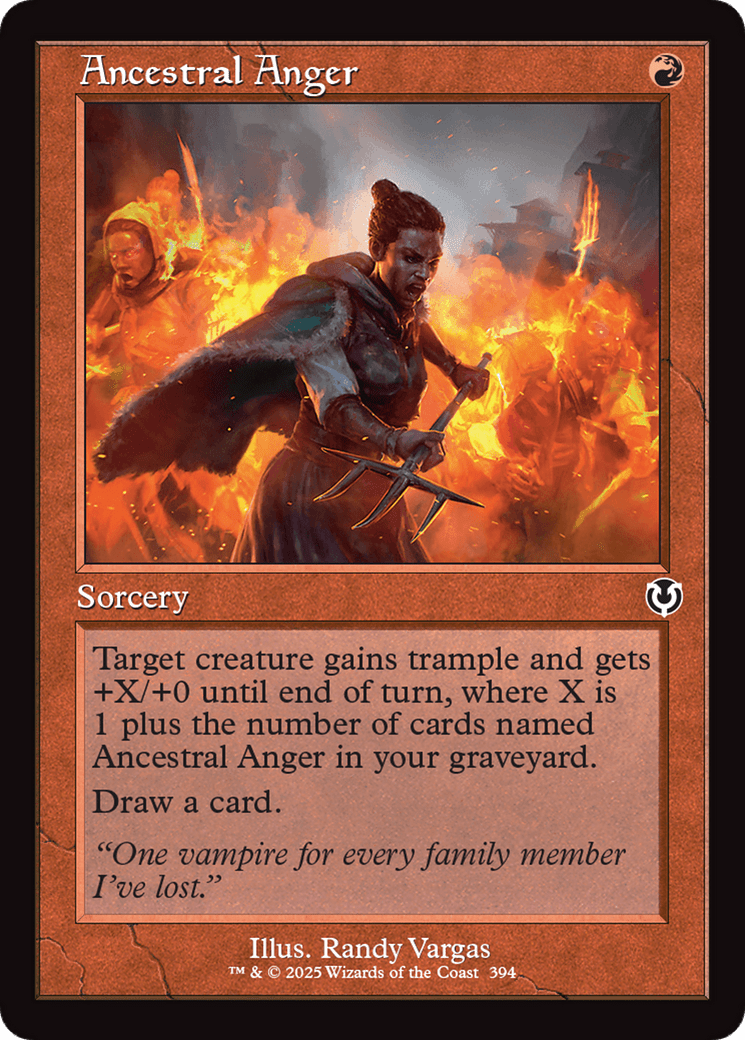Ancestral Anger (Retro Frame) [Innistrad Remastered] MTG Single Magic: The Gathering  | Multizone: Comics And Games